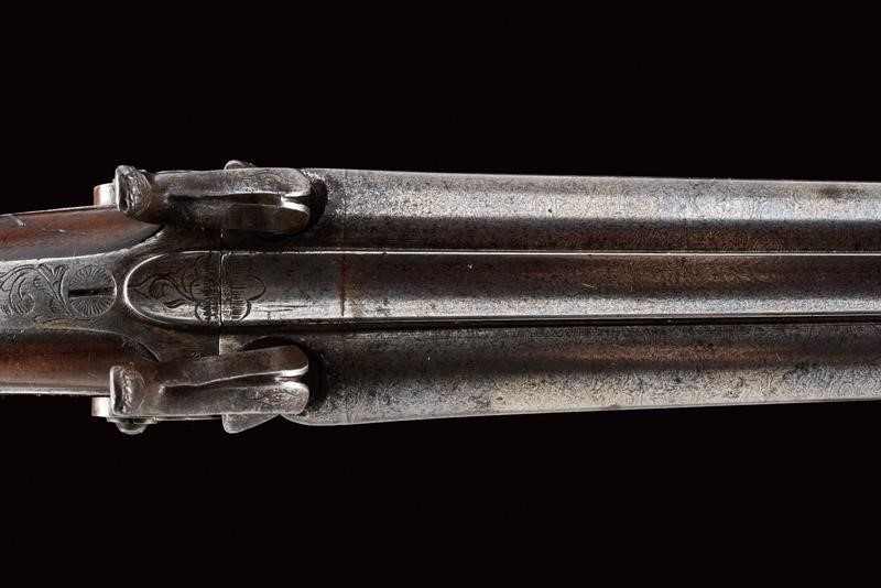 Pistola a luminello a due canne, Granducato di Toscana, 1840-60