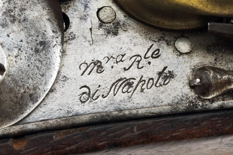 Pistola militare a pietra focaia, Regno di Napoli, 1812