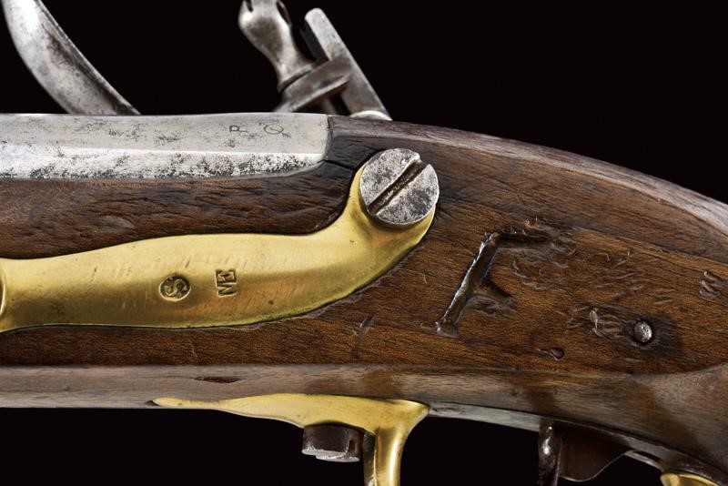 Pistola militare a pietra focaia, Regno di Napoli, 1812