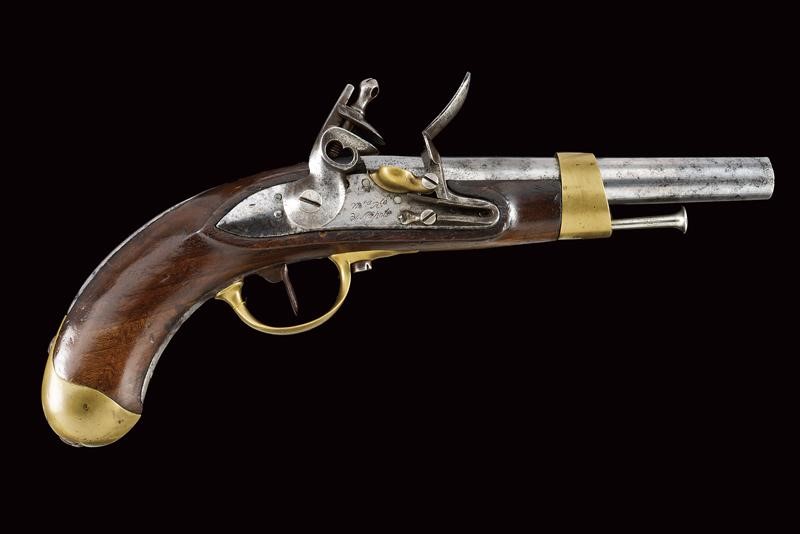 Pistola militare a pietra focaia, Regno di Napoli, 1812