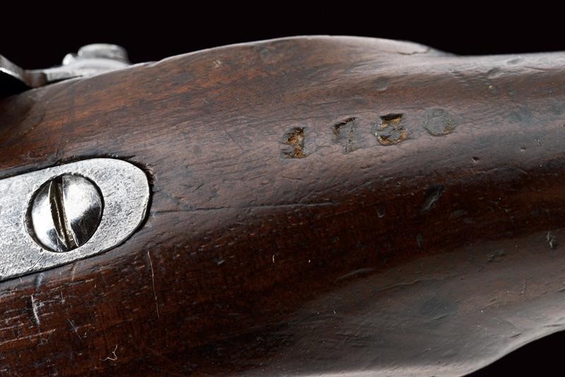 Pistola a luminello da gendarmeria, Mod. 1839, Stato Pontificio, lunghezza 23,9 cm