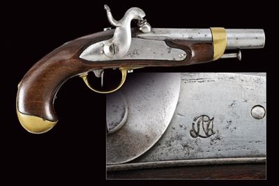 Pistola a luminello da gendarmeria, Mod. 1855, Stato Pontificio