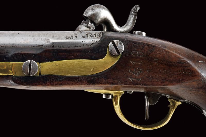 Pistola a luminello da gendarmeria, Mod. 1855, Stato Pontificio