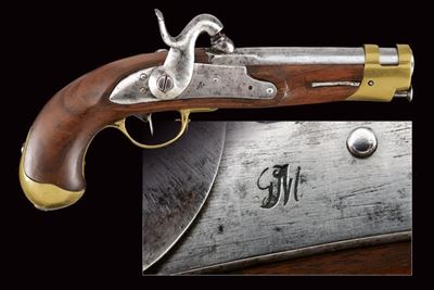 Pistola a luminello da gendarmeria Mod. 1847, Stato Pontificio, cal. 15 mm