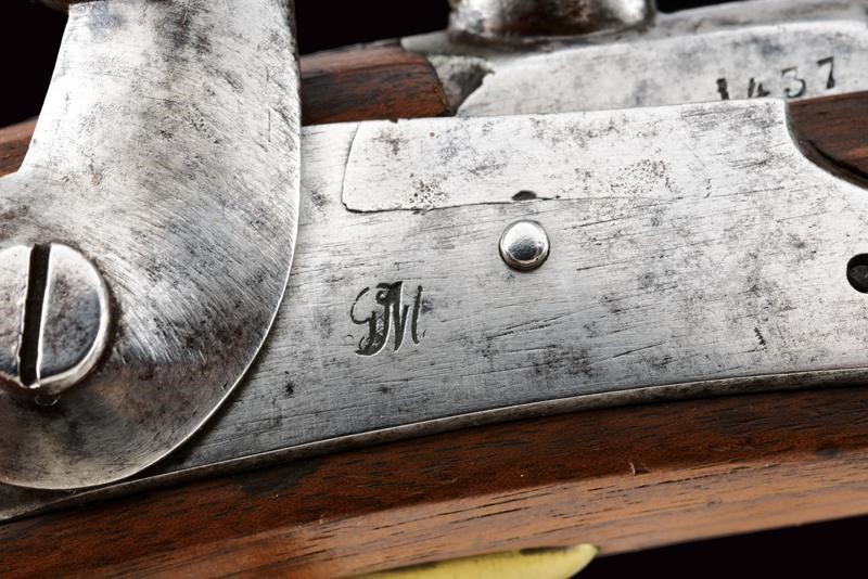 Pistola a luminello da gendarmeria Mod. 1847, Stato Pontificio, cal. 15 mm