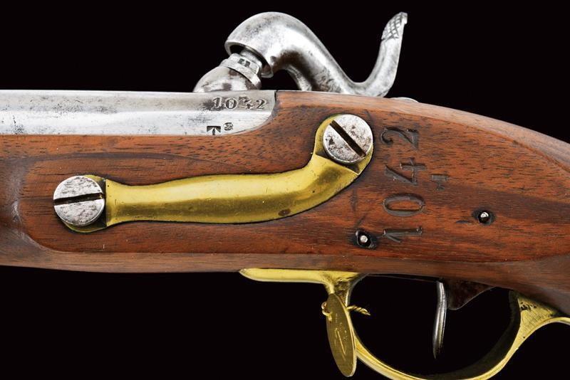 Pistola a luminello da gendarmeria Mod. 1847, Stato Pontificio, cal. 15 mm