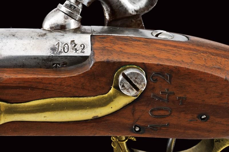 Pistola a luminello da gendarmeria Mod. 1847, Stato Pontificio, cal. 15 mm