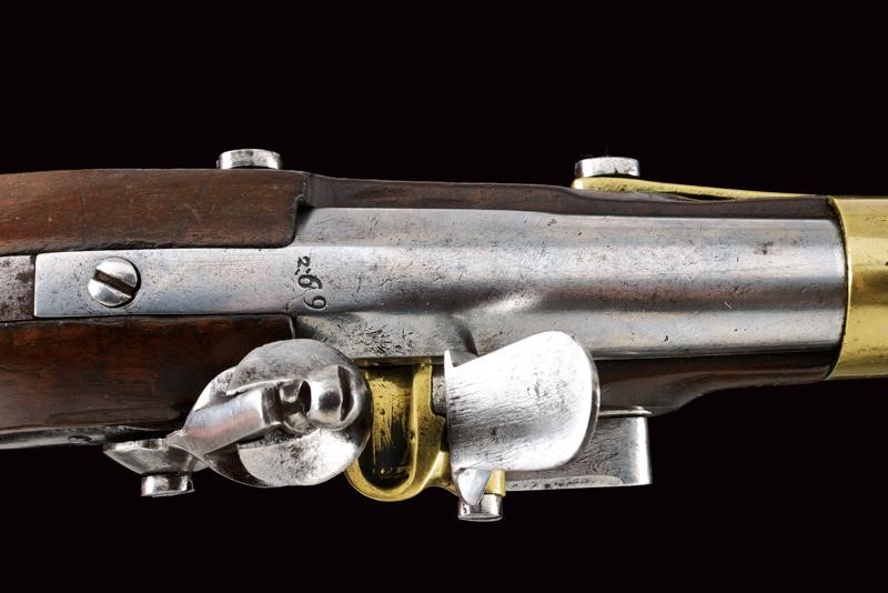 Mazzocchi, Pistola a pietra focaia da arcione Mod. 1839, Stato Pontificio