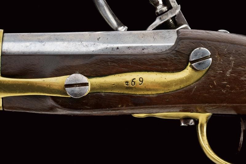 Mazzocchi, Pistola a pietra focaia da arcione Mod. 1839, Stato Pontificio