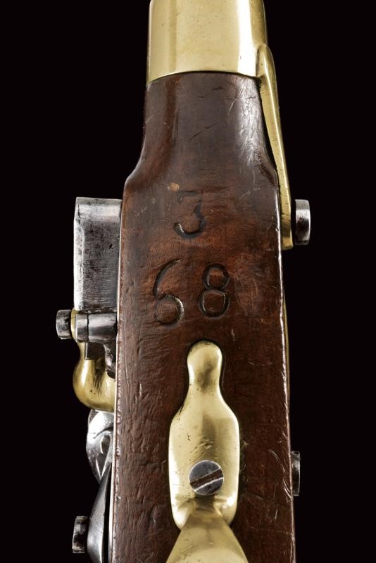 Mazzocchi, Pistola a pietra focaia da arcione Mod. 1839, Stato Pontificio