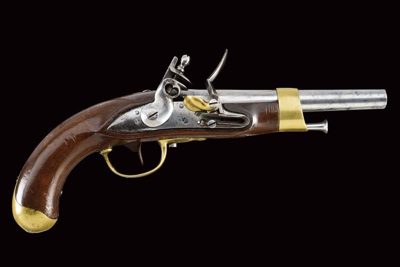 Mazzocchi, Pistola a pietra focaia da arcione Mod. 1839, Stato Pontificio