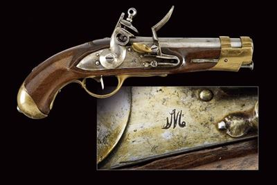 Mazzocchi, Pistola da gendarmeria a pietra focaia Mod. 1839, Stato Pontificio