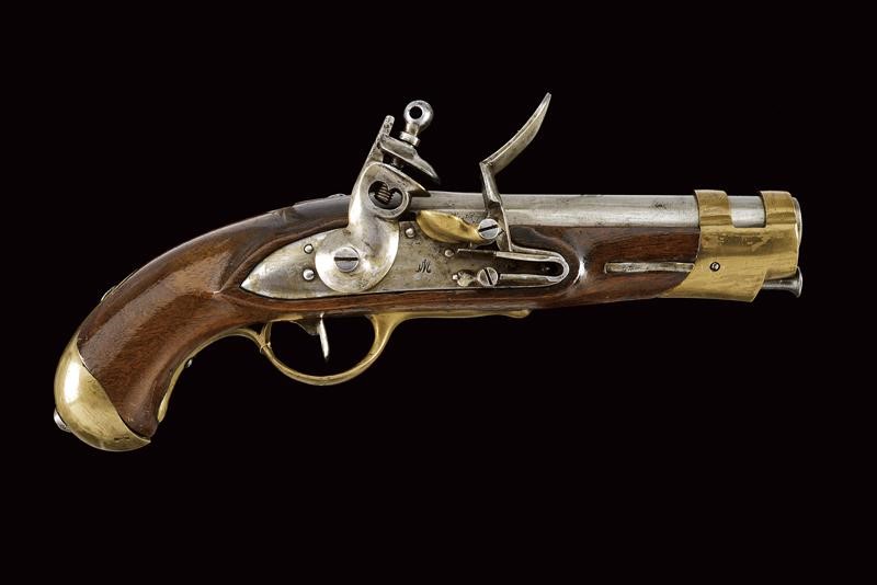 Mazzocchi, Pistola da gendarmeria a pietra focaia Mod. 1839, Stato Pontificio