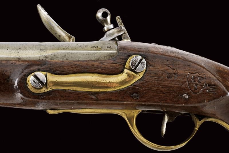 Mazzocchi, Pistola da gendarmeria a pietra focaia Mod. 1839, Stato Pontificio