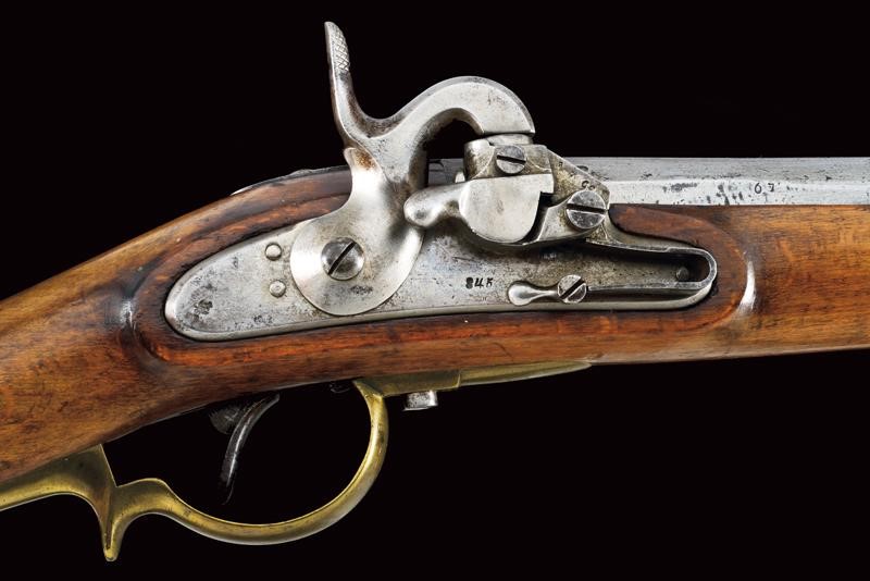 Kammerbuchse Augustin, Modello 1842 con Baionetta, lunghezza 122,4 cm, Austria
