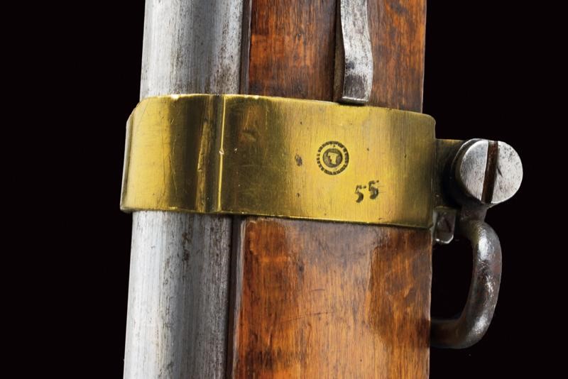 Kammerbuchse Augustin, Modello 1842 con Baionetta, lunghezza 122,4 cm, Austria