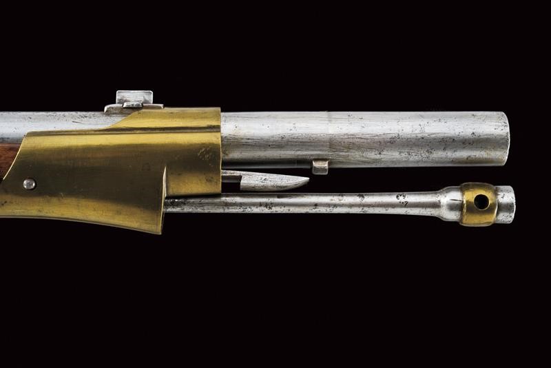 Kammerbuchse Augustin, Modello 1842 con Baionetta, lunghezza 122,4 cm, Austria