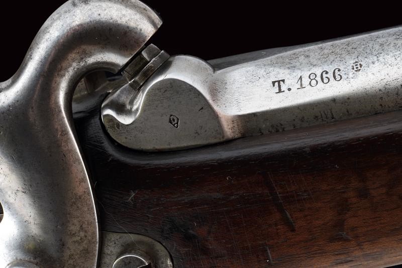 Fucile a luminello da gendarmeria Mod. 1857 con baionetta, Francia