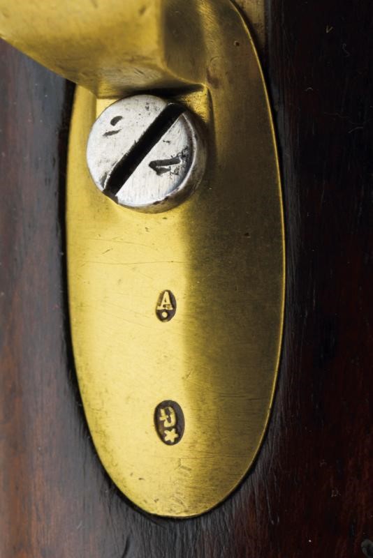 Fucile a luminello da gendarmeria Mod. 1857 con baionetta, Francia