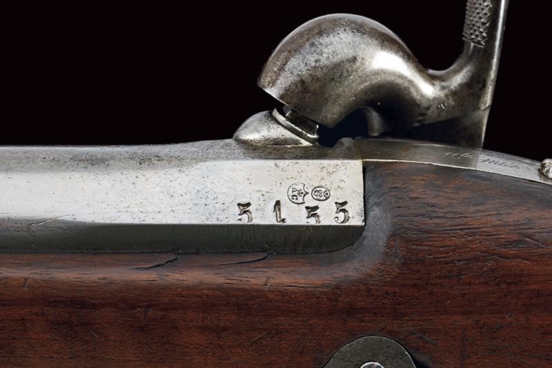 Fucile a Luminello Mod. 1842 da Fanteria, Francia, lunghezza 147,5 cm