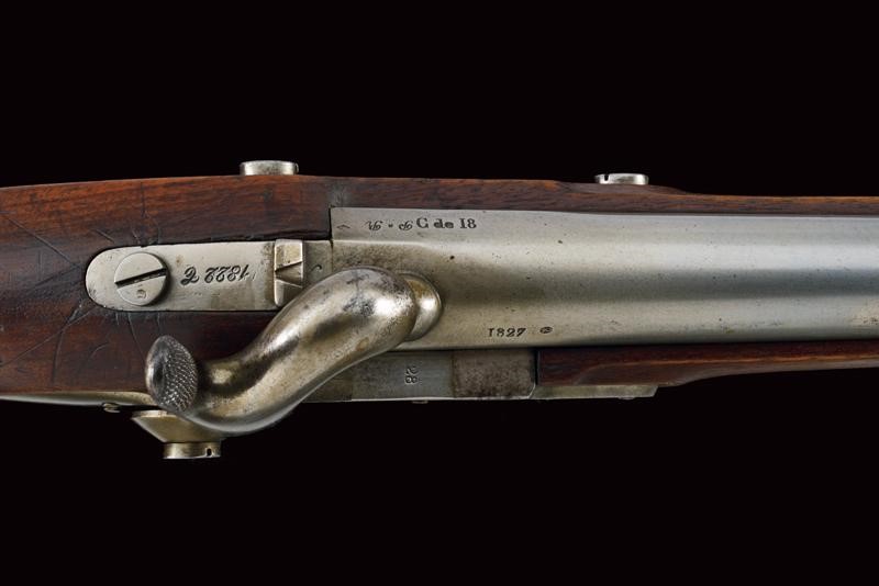 Fucile a luminello da granatieri Mod. 1822T con baionetta, Francia, Metà XIX Secolo