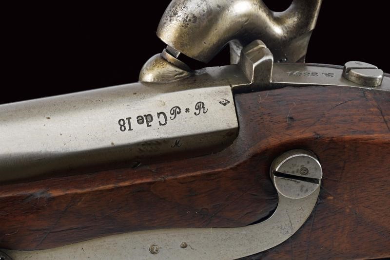 Fucile a luminello da granatieri Mod. 1822T con baionetta, Francia, Metà XIX Secolo