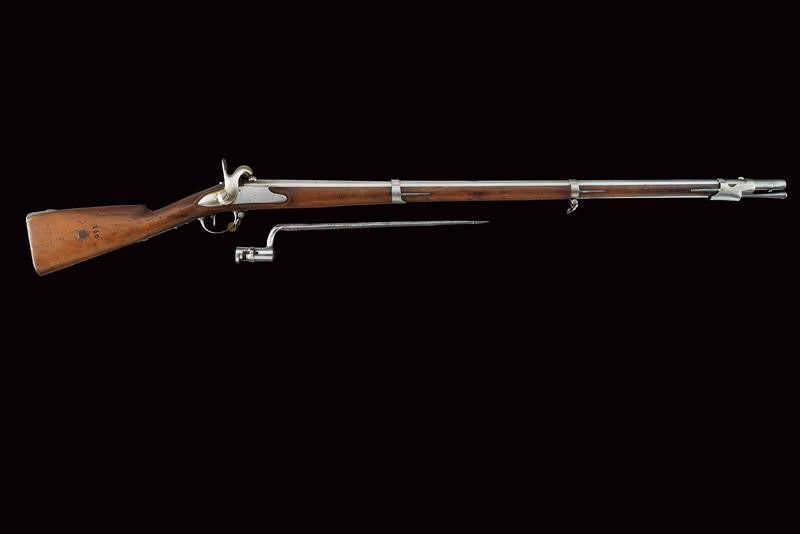 Fucile a luminello da granatieri Mod. 1822T con baionetta, Francia, Metà XIX Secolo