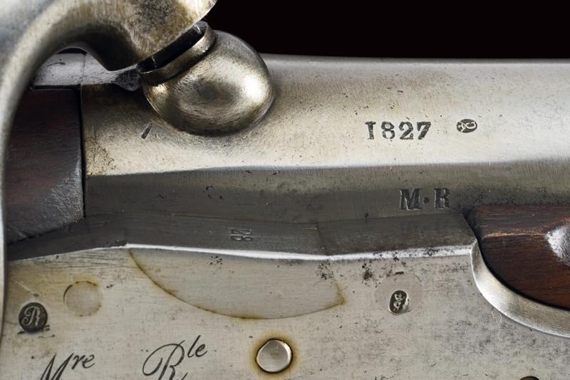 Fucile a luminello da granatieri Mod. 1822T con baionetta, Francia, Metà XIX Secolo
