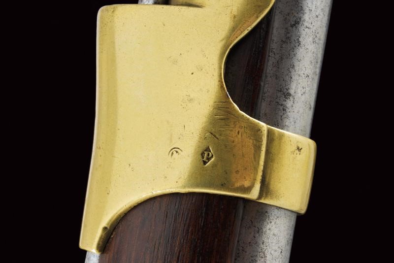 Moschetto a luminello da gendarmeria Mod. 1825T con baionetta, lunghezza 114,3 cm