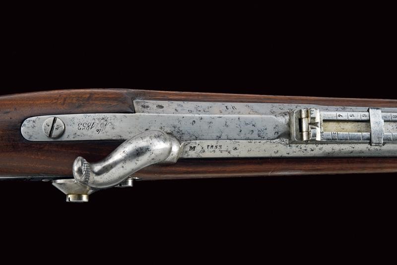 Carabina da cacciatori Mod. 1853 a luminello, Francia, lunghezza 125,7 cm