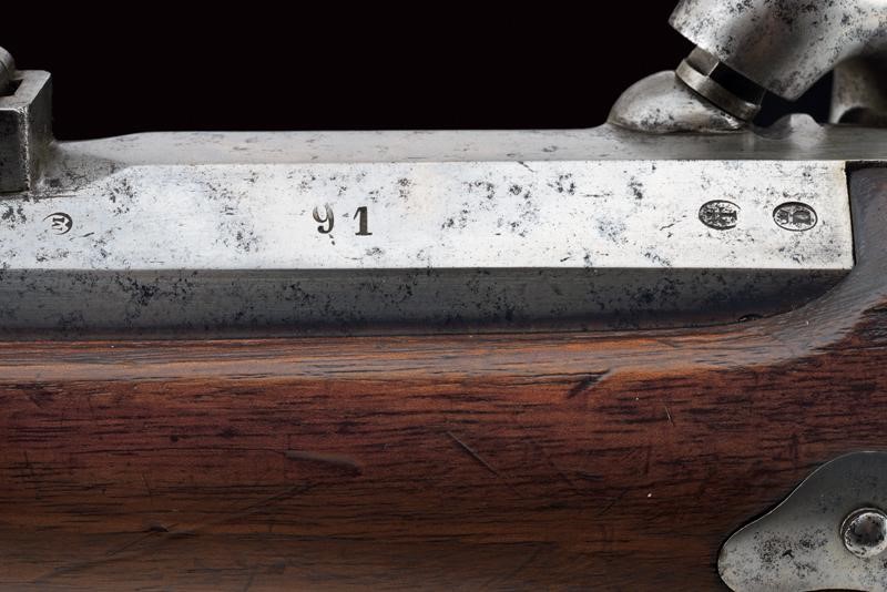 Carabina da cacciatori Mod. 1853 a luminello, Francia, lunghezza 125,7 cm
