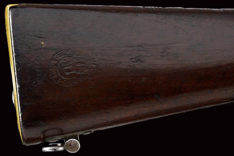 Moschettone a luminello da artiglieria Mod. 1829T bis, Francia, lunghezza 96 cm, cal. 18 mm