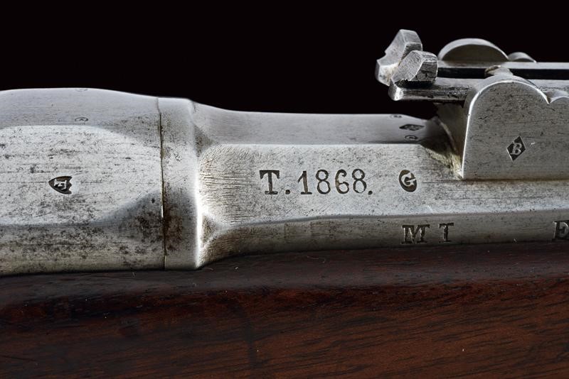 Fucile Chassepot Mod. 1866, Francia, con baionetta e accessori, 1868