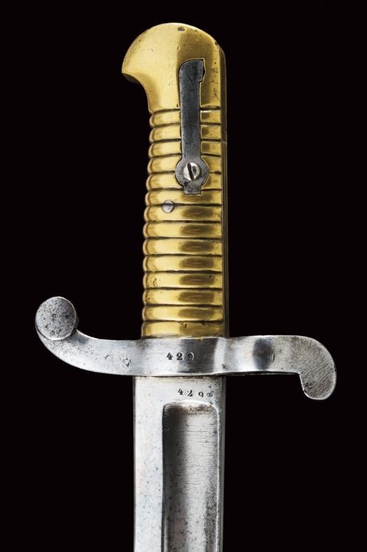 Carabina da cacciatori Mod. 1867 con baionetta, Francia, lunghezza 126 cm