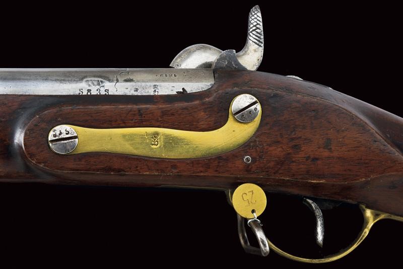 Fucile da fanteria ridotto a luminello, Prussia, lunghezza 143,3 cm, datazione 1800-1860 circa