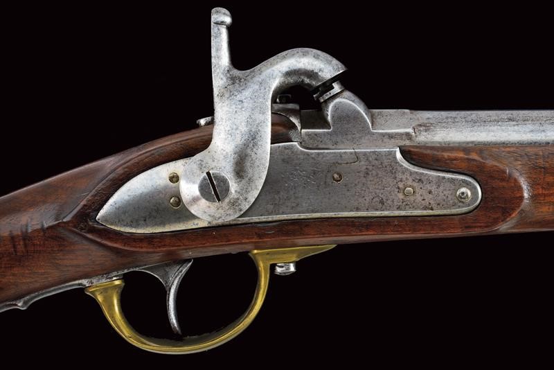 Moschetto ridotto a luminello da gendarmeria, Italia, terzo quarto del XIX secolo