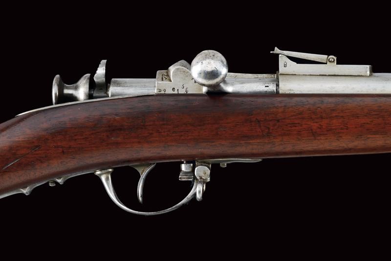 Fucile Carcano Mod. 1867 da fanteria, con baionetta e otturatore girevole-scorrevole