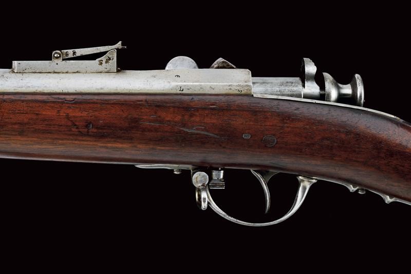 Fucile Carcano Mod. 1867 da fanteria, con baionetta e otturatore girevole-scorrevole