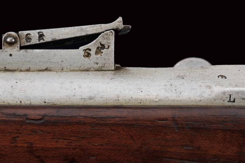 Fucile Carcano Mod. 1867 da fanteria, con baionetta e otturatore girevole-scorrevole