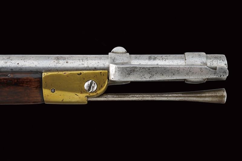 Moschetto da artiglieria Mod. 1844 a luminello con baionetta Mod. 1843, Regno d'Italia