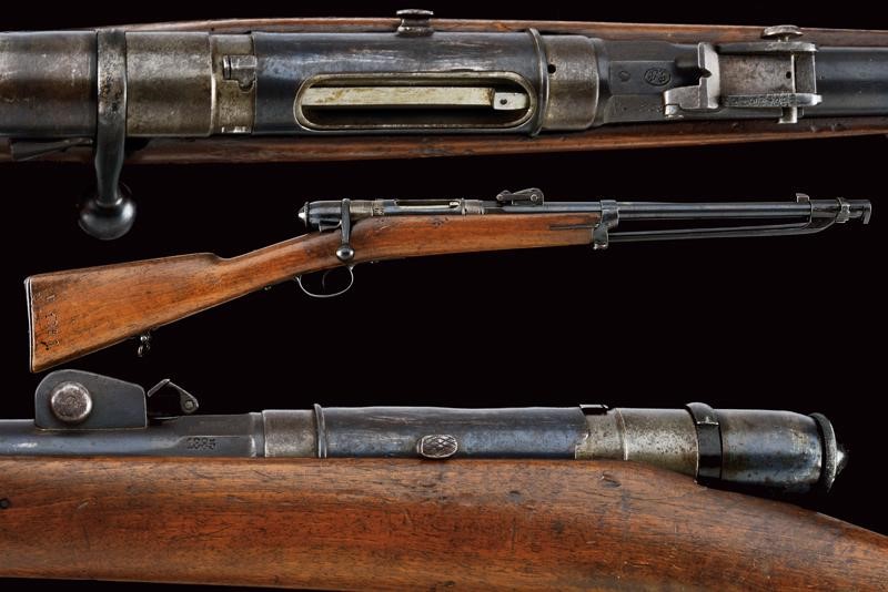 An 1870 model Vetterli cavalry carbine with bayonet 1885 | Military ...