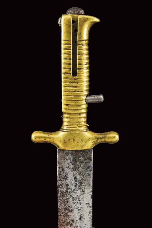 Moschetto Carcano Mod. 1867 da artiglieria, cal. 18 mm, con baionetta
