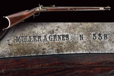 Muller, Carabina a luminello tipo cantonale svizzero, Genova, 1850/60