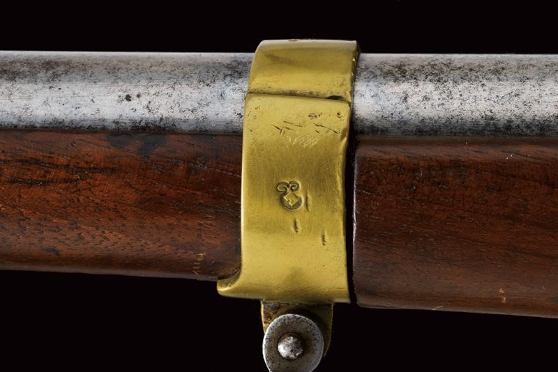 Regno delle Due Sicilie, Carabina a luminello da cacciatori Mod. 1850 con baionetta, lunghezza 12...