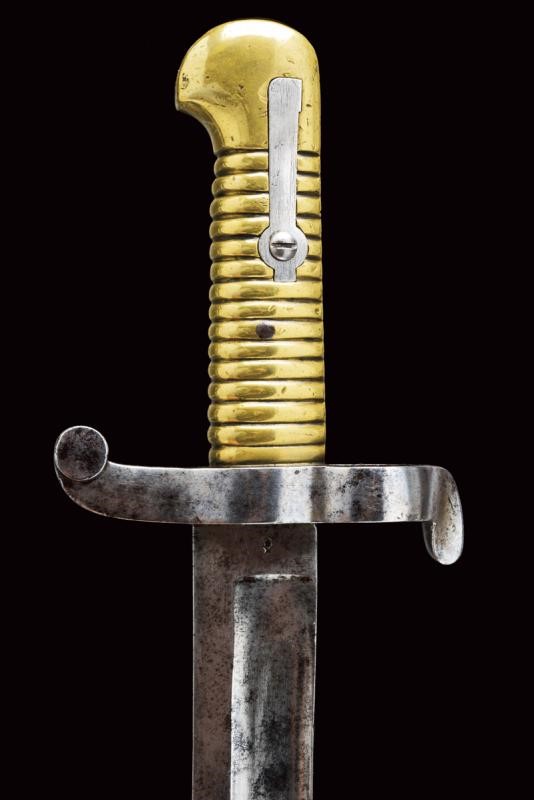 Regno delle Due Sicilie, Carabina a luminello da cacciatori Mod. 1850 con baionetta, lunghezza 12...