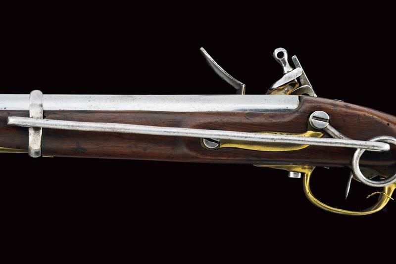 Moschettone a pietra focaia, Regno delle Due Sicilie, lunghezza 92,7 cm