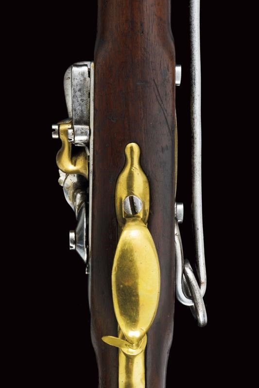 Moschettone a pietra focaia, Regno delle Due Sicilie, lunghezza 92,7 cm