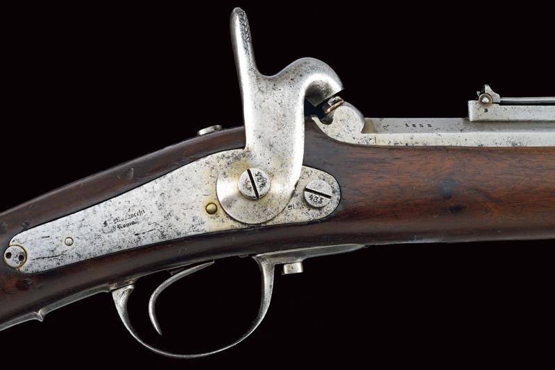 F.lli Mazzocchi, Carabina da cacciatori Mod. 1857 con baionetta coeva