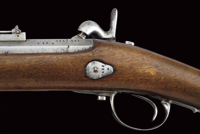 F.lli Mazzocchi, Carabina da cacciatori Mod. 1857 con baionetta coeva