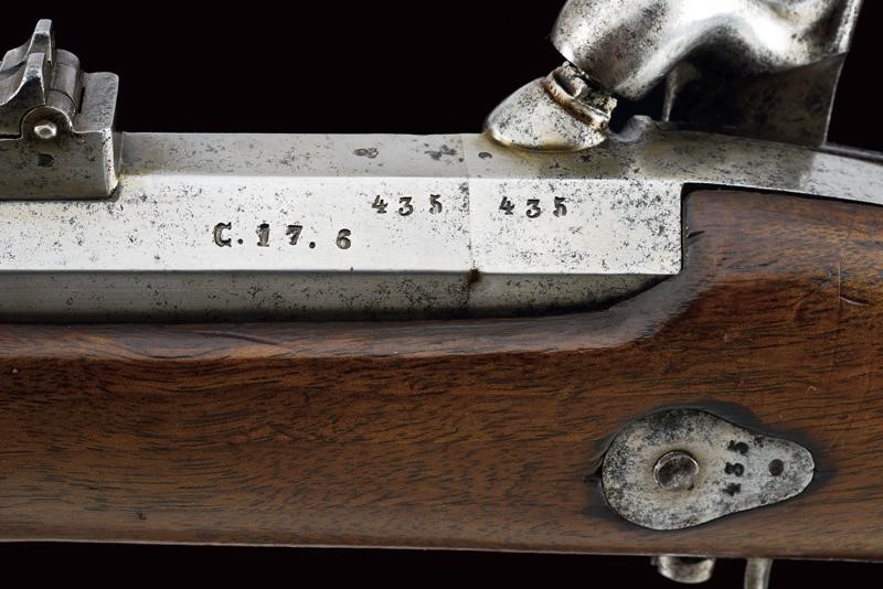F.lli Mazzocchi, Carabina da cacciatori Mod. 1857 con baionetta coeva